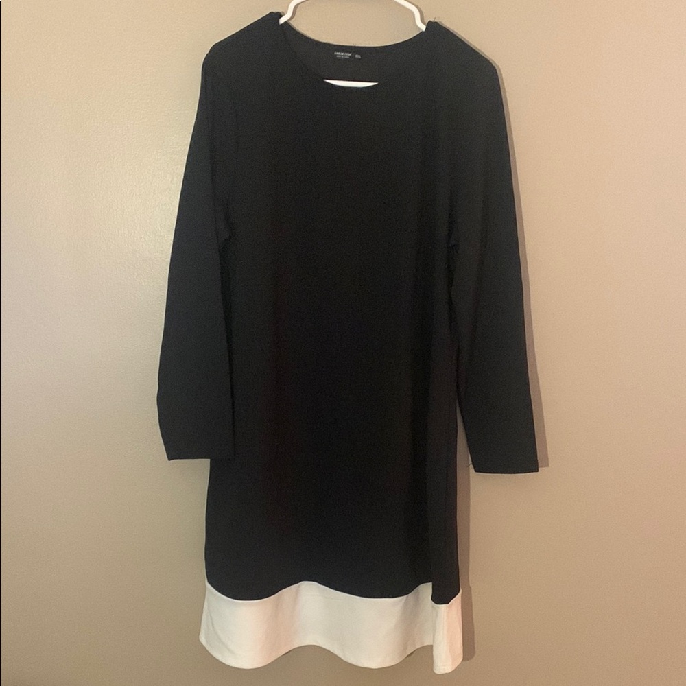 💜$10 Curve Black Long Sleeve Dress